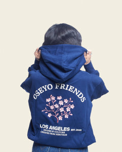 Heritage Season 1 Hoodie - Pacific Blue/Blossom Pink